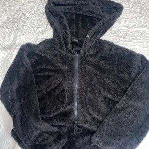 Gymshark cropped long sleeve jacket